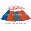 SJSZ-80 PVC Glazed Roof Tile Extrusion Line plastic machinery